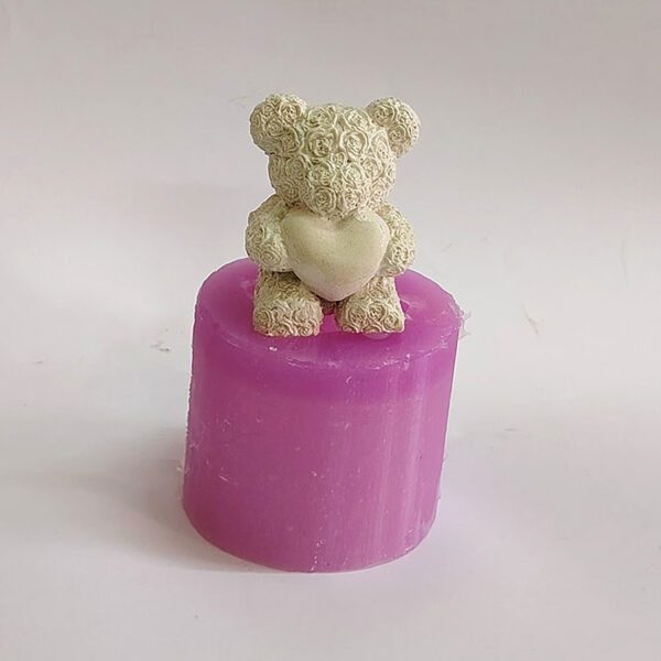 قالب سیلیکونی خرس قلبی