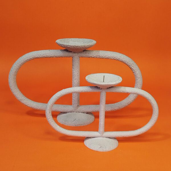 شمعدان مدرن کد 06 – پلی‌استر خام