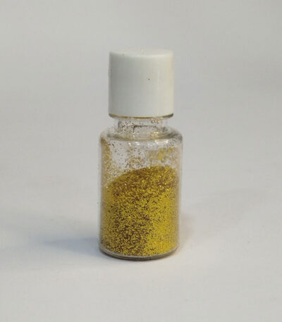 رنگ اکلیلی رزین طلایی ۲۰ گرمی – اکلیل طلایی مخصوص رزین اپوکسی از هنری شادی