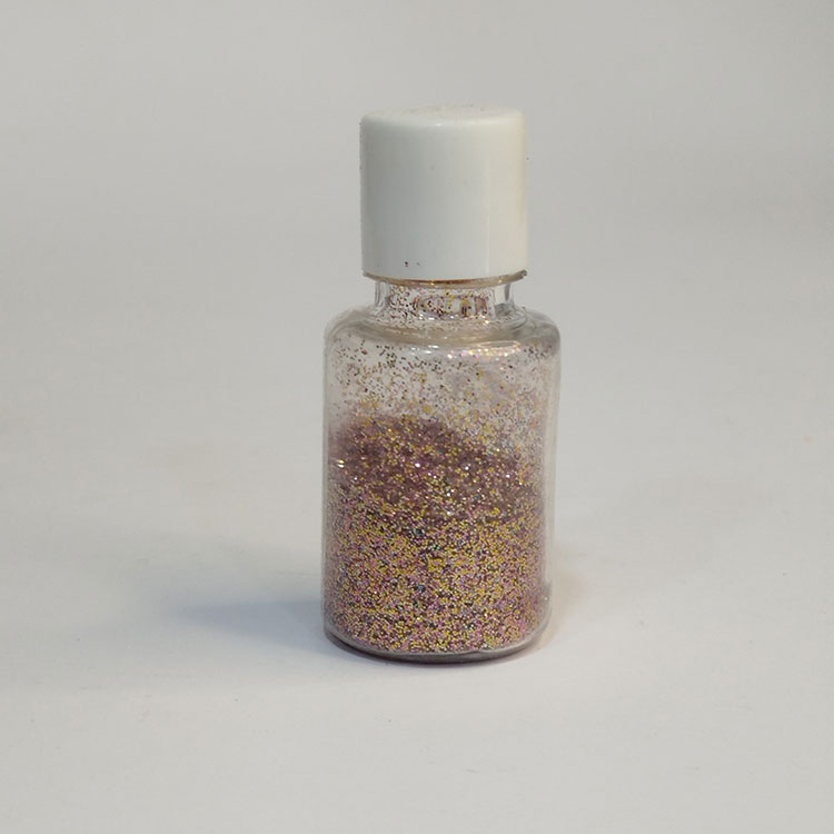 رنگ اکلیلی رزین رزگلد هولوگرامی ۲۰ گرمی – اکلیل چندرنگ مخصوص رزین اپوکسی از هنری شادی