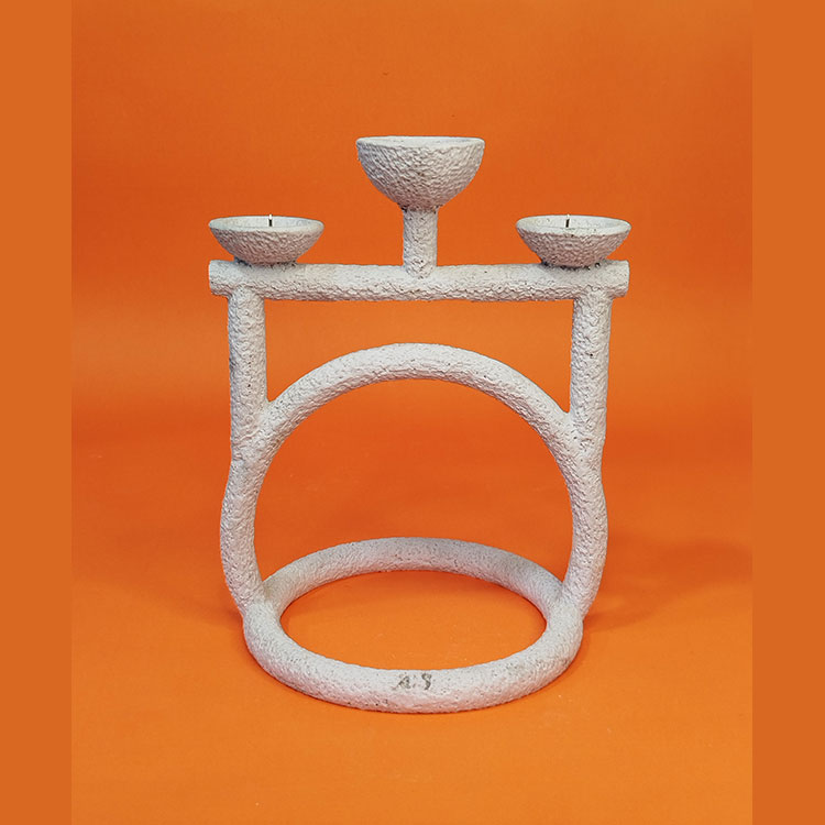 شمعدان مدرن کد 09– پلی‌استر خام