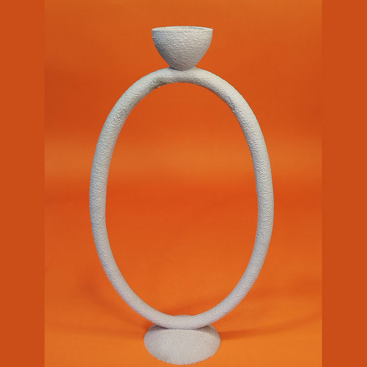 شمعدان مدرن کد 10– پلی‌استر خام