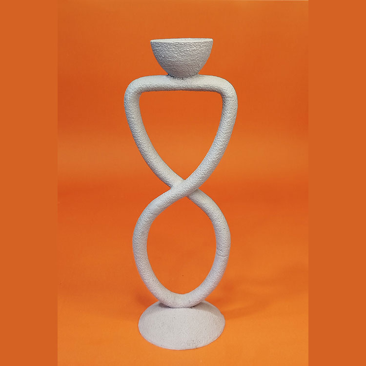 شمعدان مدرن کد 08 – پلی‌استر خام