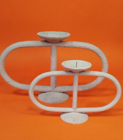 شمعدان مدرن کد 06 – پلی‌استر خام