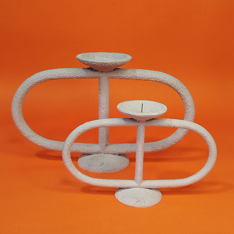 شمعدان مدرن کد 06 – پلی‌استر خام